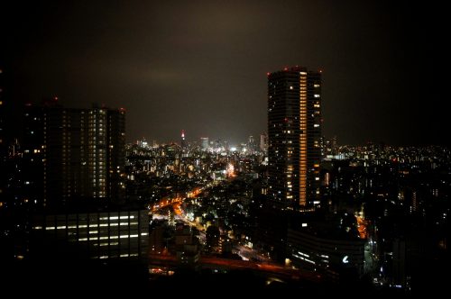 Aussicht auf Tokio