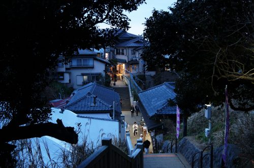 Kleinen Gassen auf Enoshima