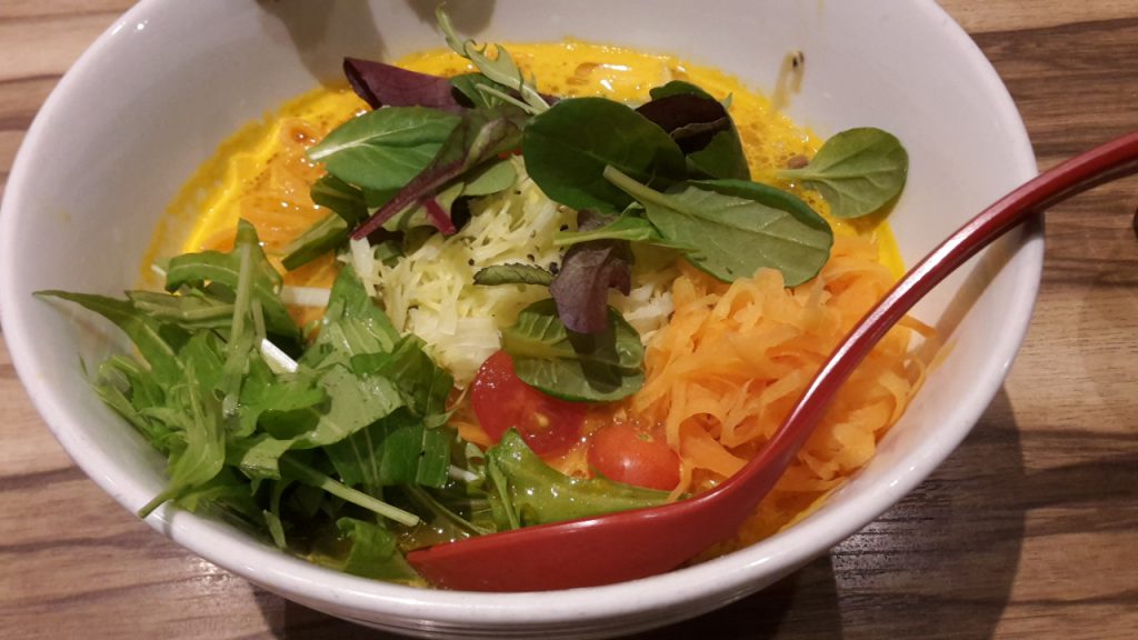 Vegane und vegetarische Restaurants in Tokio, vegane Ramen im Soranoiro.