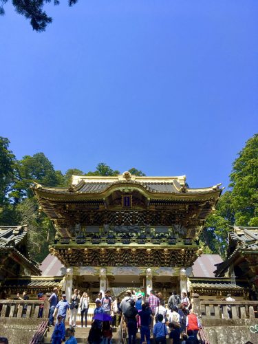 Das Yomeimon-Tor ist ein Nationalschatz Japans, Nikko Toshogu, Tochigi, Japan.