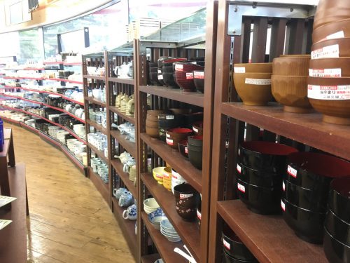 Ein japanischer 100-Shop. 