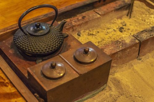 Übernachten in den Bergen Niigatas im Goushikan, Japan.