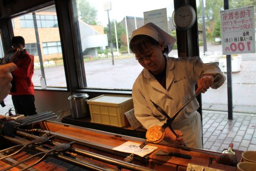 Traditionelles Handwerk in Morioka Handi-Works Square, Stadt Morioka, Präfektur Iwate, Japan.