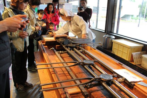 Traditionelles Handwerk in Morioka Handi-Works Square