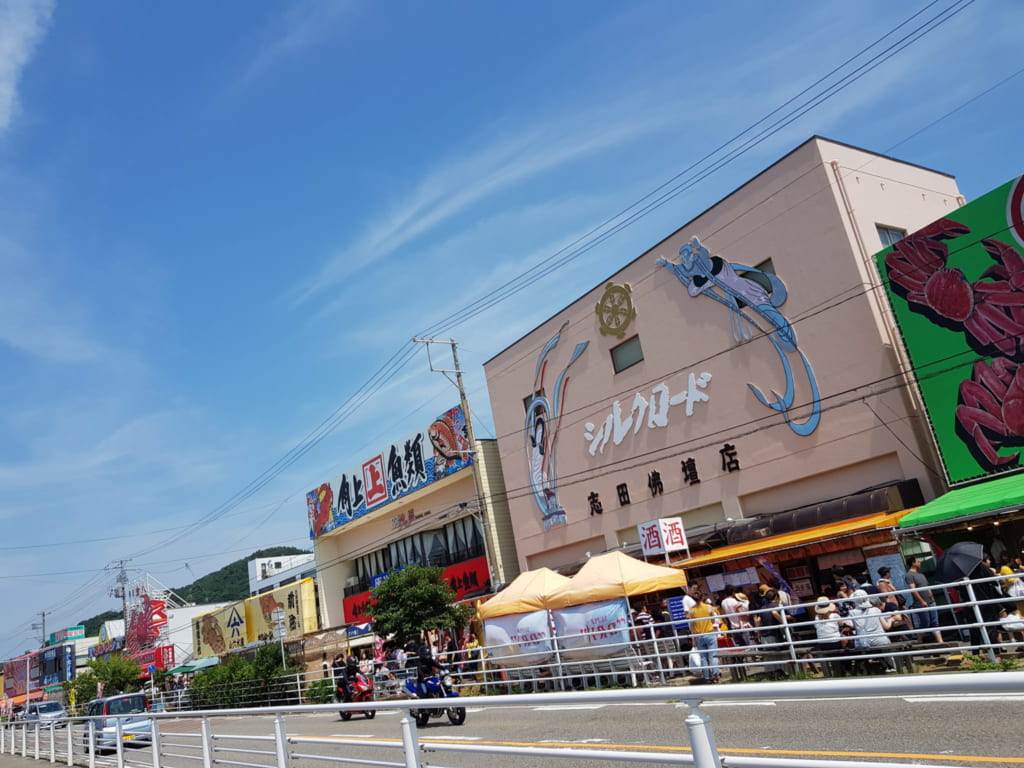 Mit der Seaside Line entlang an der Küste von Niigata