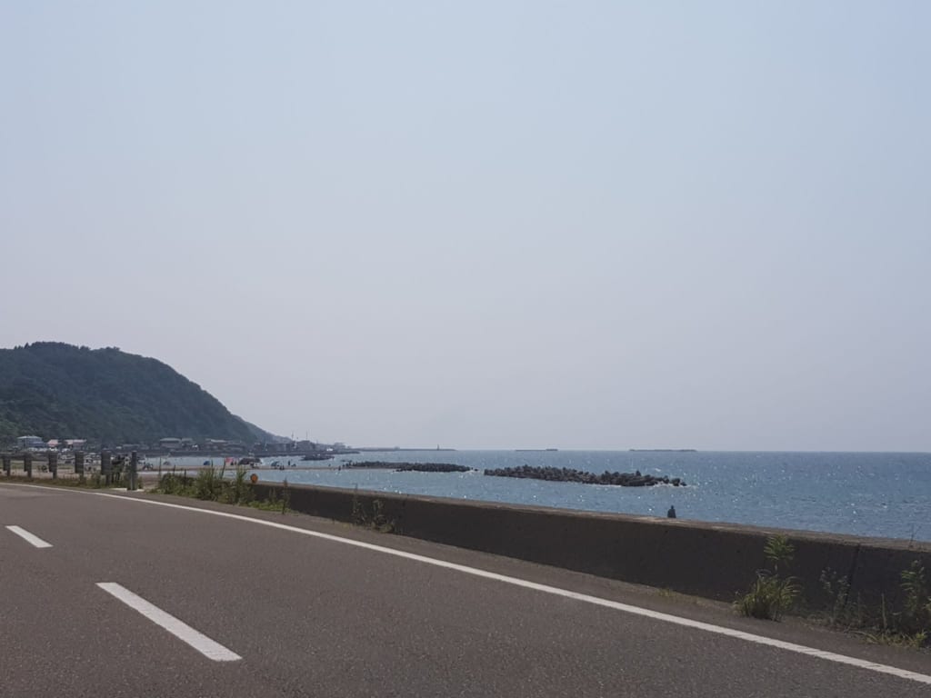 Die Seaside Line in der Präfektur Niigata.