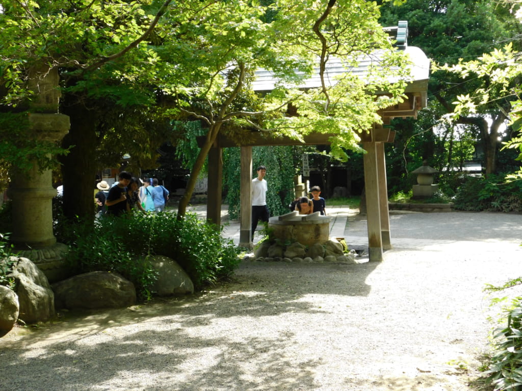 Das weitläufige Gelände des Jindaiji Tempel.
