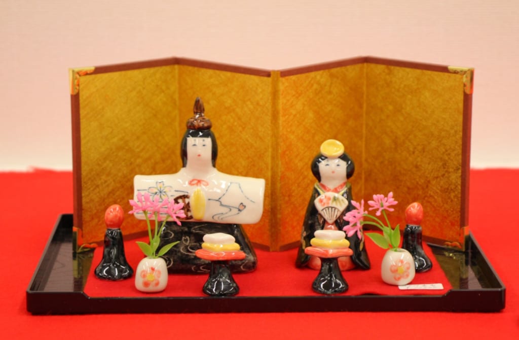 Die Sonderausstellung zum Hinamatsuri, dem Puppenfest.