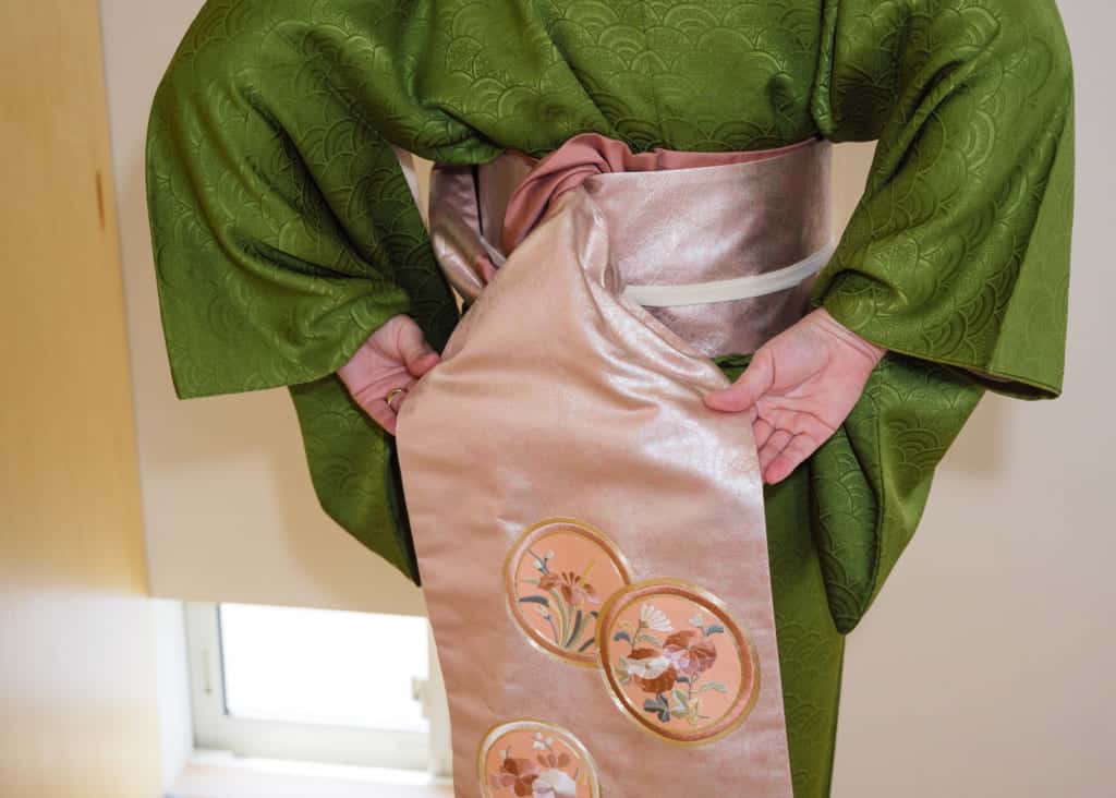 Die Taiko Schleife des Nagoya-Obi.