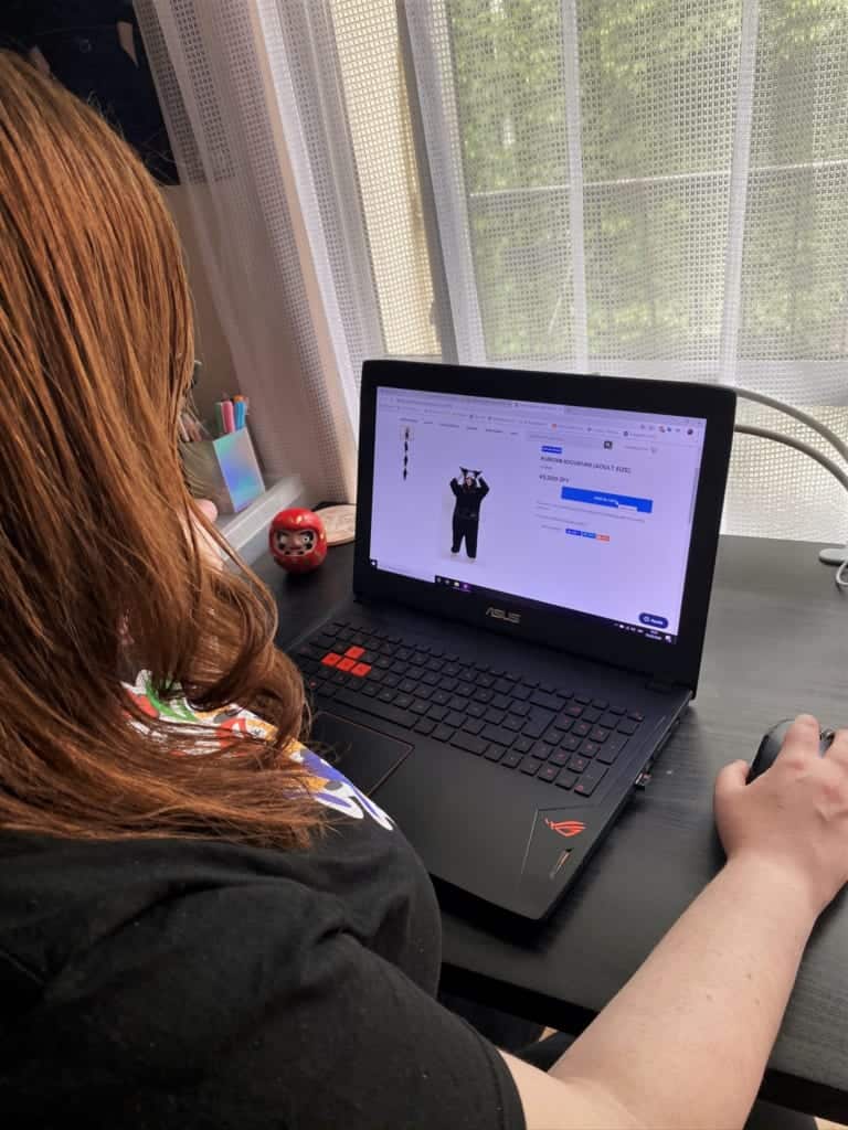 Bestellung im Online-Shop