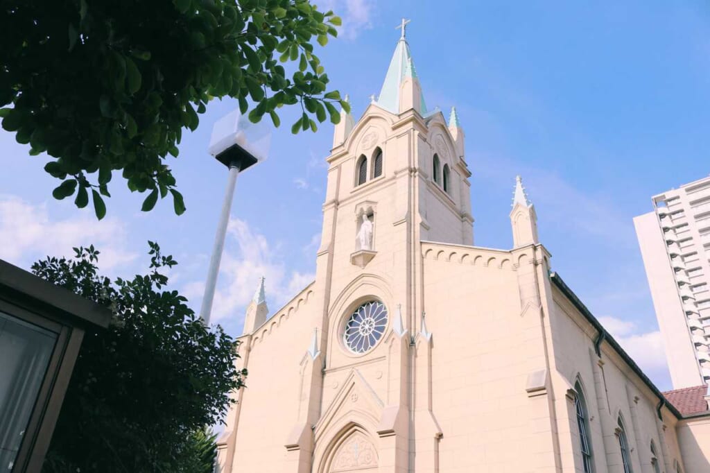 Eine katholische Kirche in Akabane.