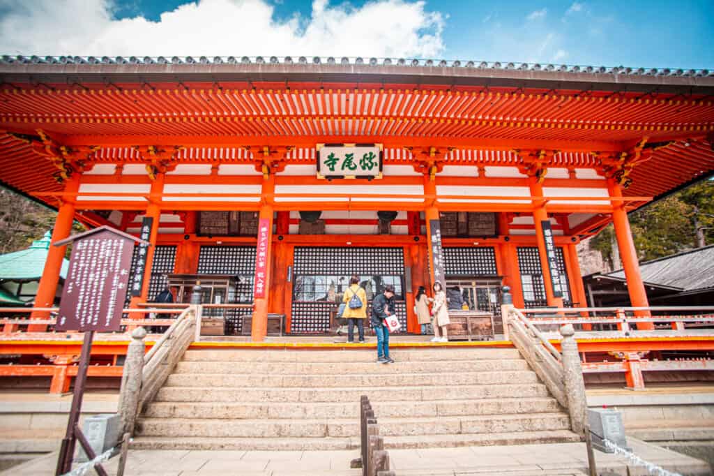 Hauptgebäude des Katsuo-ji Tempels.