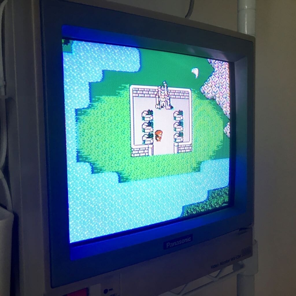 Japanische Retro-Videospiele.