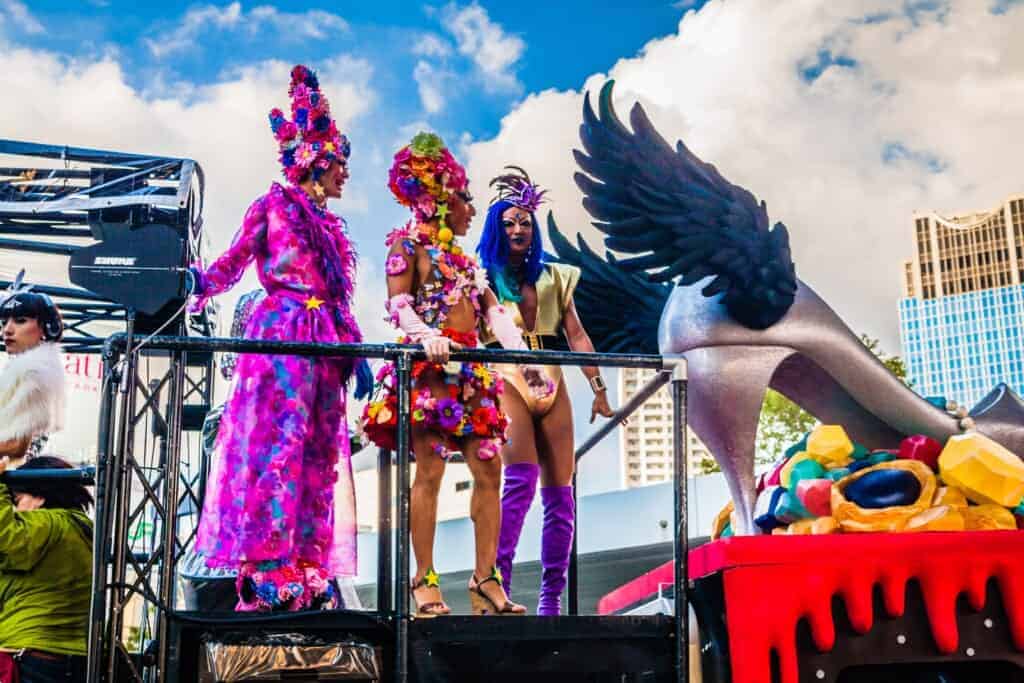 Paradewagen in Kawasaki zu Halloween