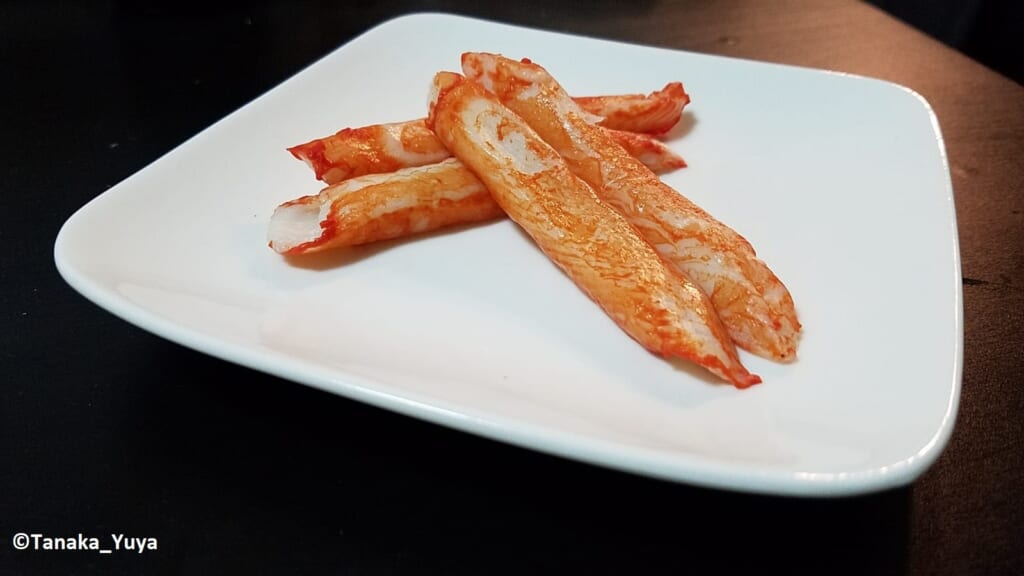 Das bekannte Krebsfleischimitat aus Japan.