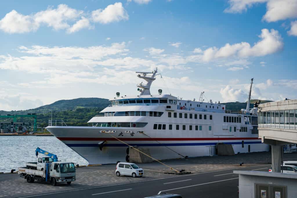 Der Hakata Fährhafen.