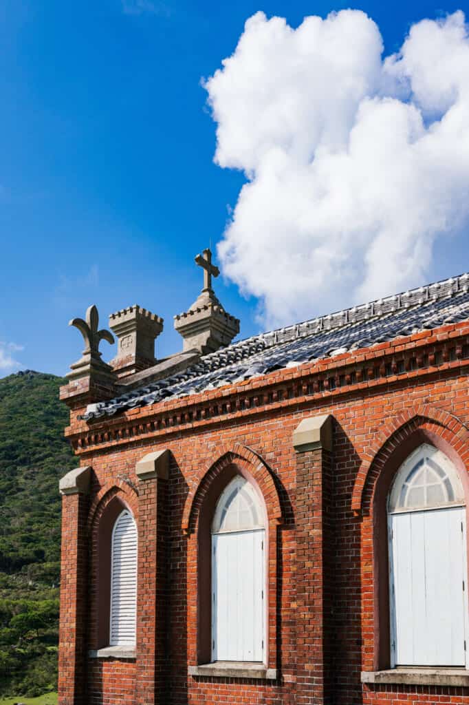 Die verlassene Nokubi Kirche auf der Insel Nozaki.