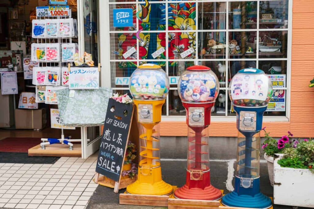 Gashapon auf Enoshima.