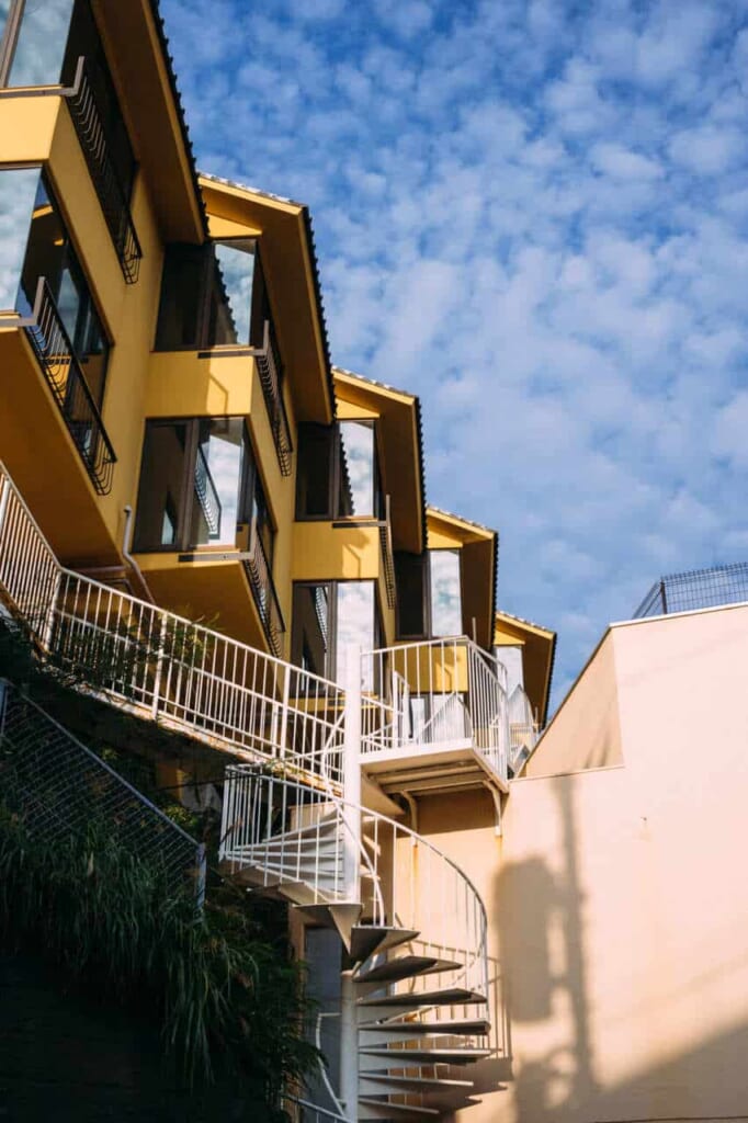 Schlendern in der Nachbarschaft, Japan.