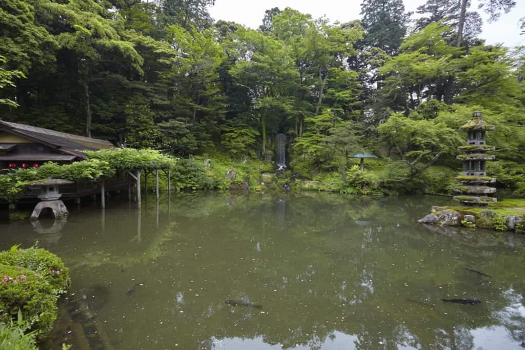 Der Kenroku-en Garten in der Präfektur Ishikawa.