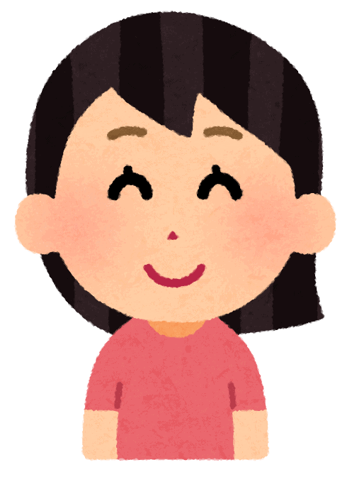 Eine lächelnde Frau.