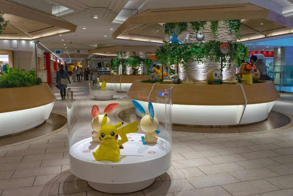 Pokémon im Sunshine City in Ikebukuro.