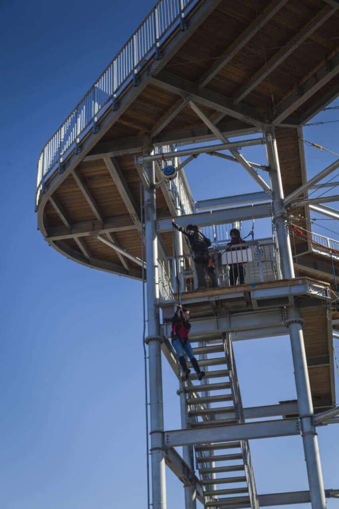 Der Sennan Long Park ist erreichbar mit dem Hokuriku Arch Pass.