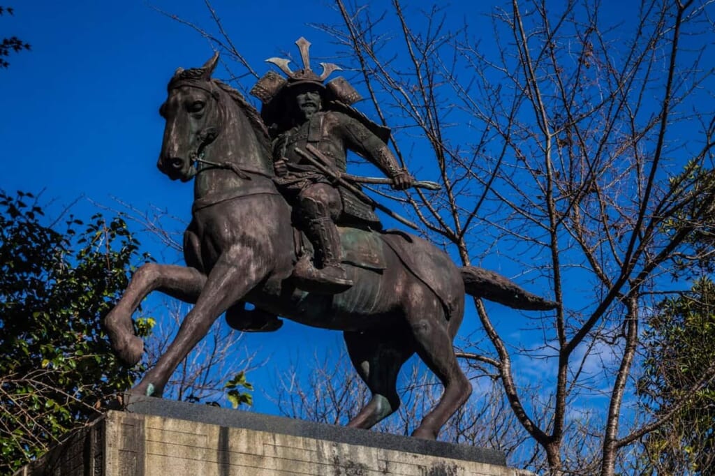 Der Samurai Masashige Kusunoki.