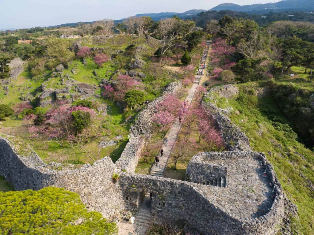 Die Nakijin-Burg auf Okinawa gilt als Weltkulturerbe.