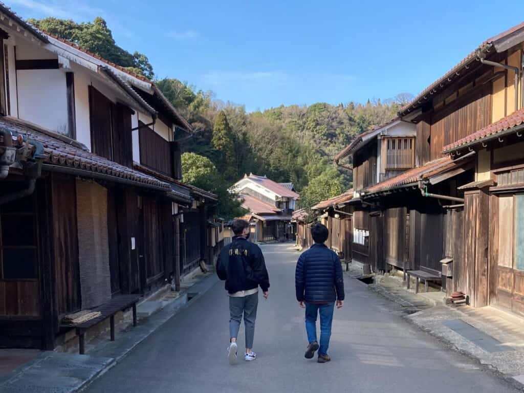 Die Stadt Omori in der Präfektur Shimane.