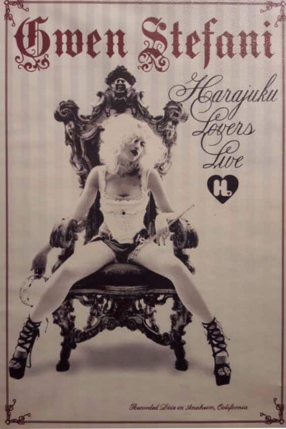 Harajuku Kawaii: Cover für die DVD Harajuku Lovers Tour von Gwen Stefani.