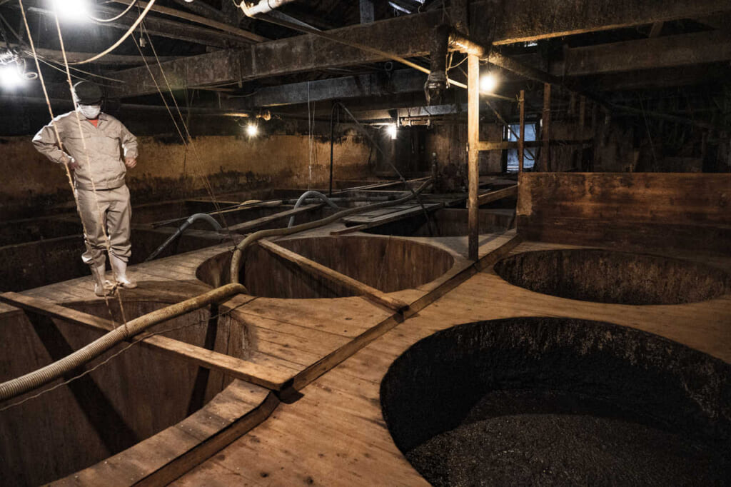 Die Brauerei Meijiya Shoyu in Hamamatsu.