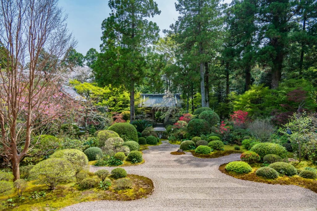 Steingarten im Ryotan-ji Tempel.
