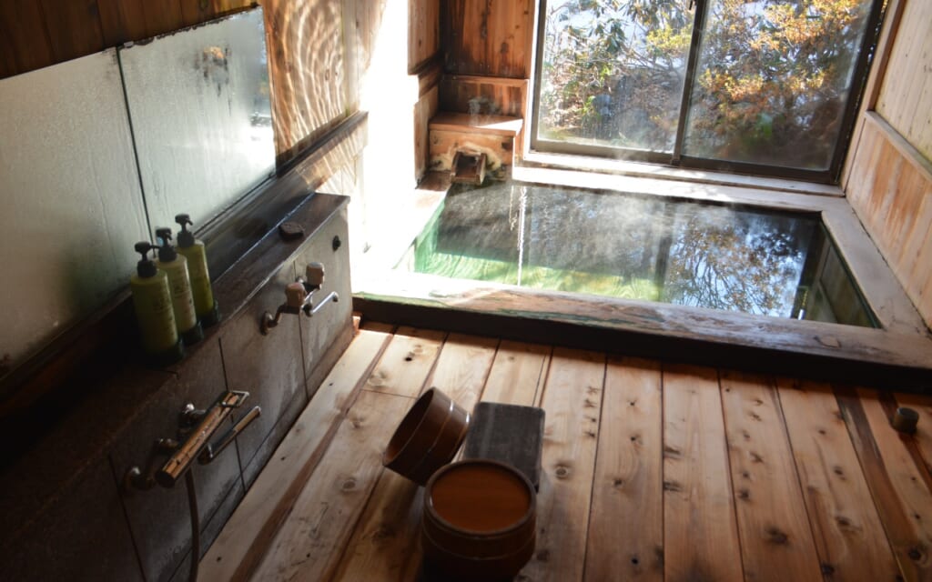 Privates Onsen in Kusatsu.