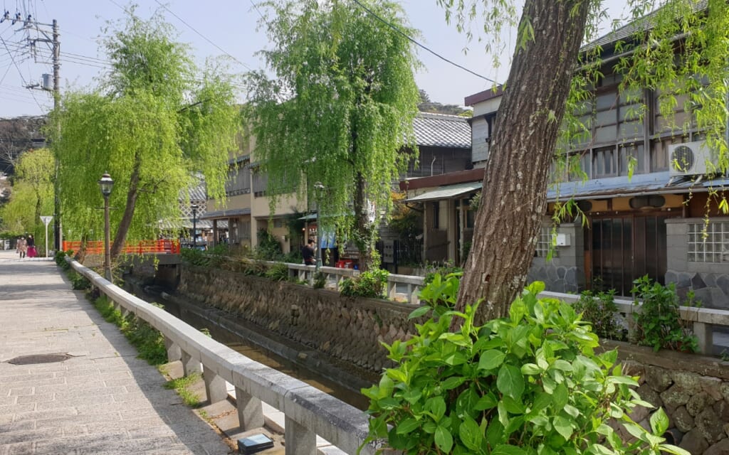 Die Straße Perry Road in Shimoda