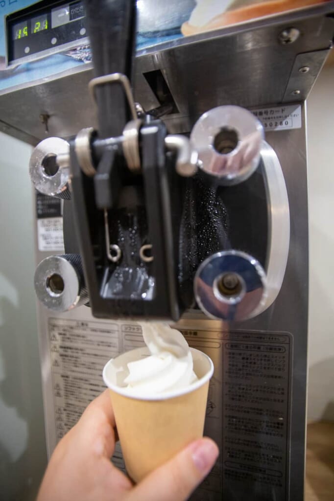 Eismaschine im Manga-Café