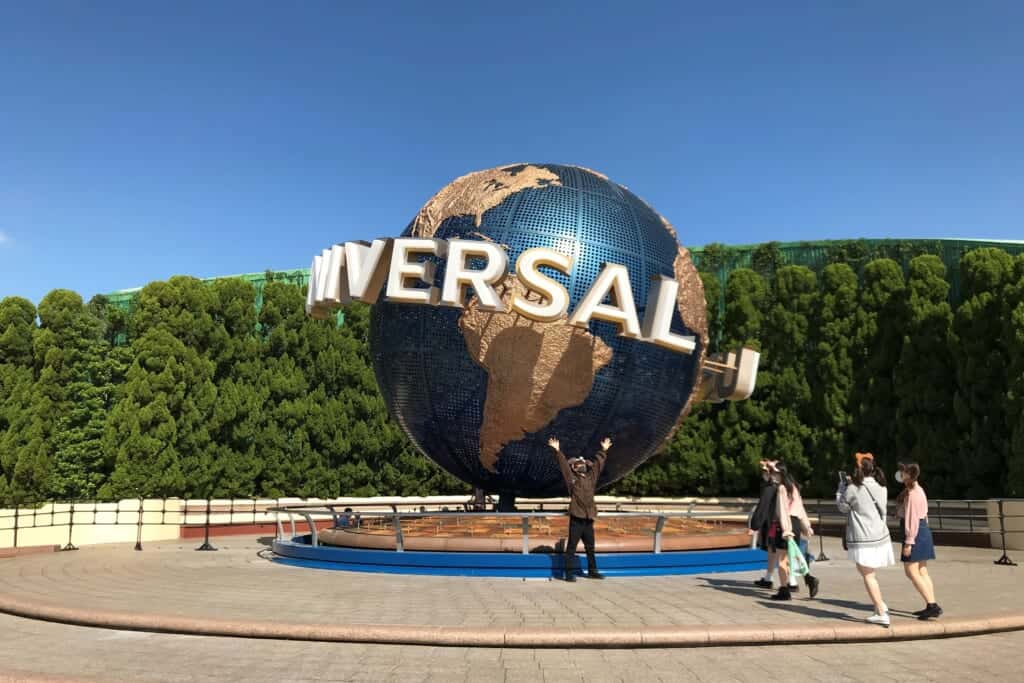 Die Universal Studios Japan in Osaka.