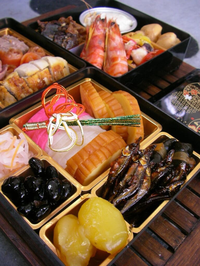 Japanisches Neujahrsessen.