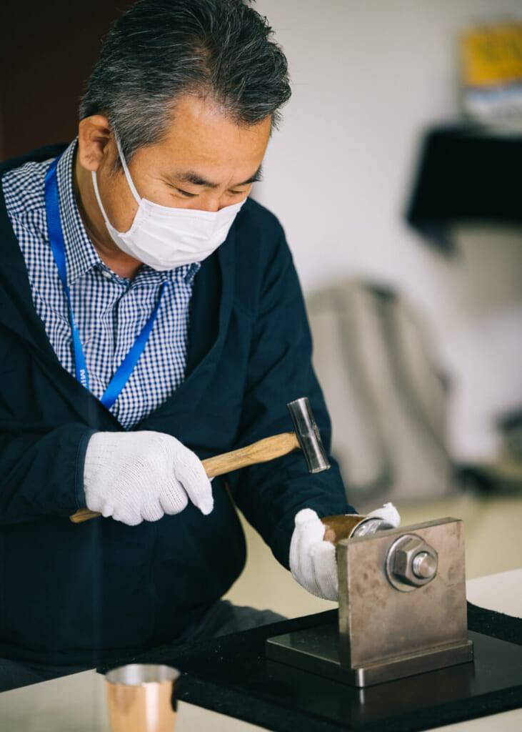 Herstellung von Handwerkszeug in Japan.