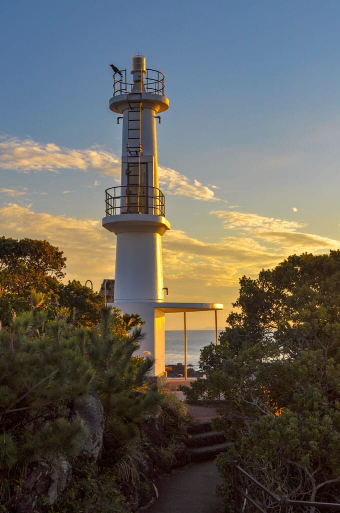 Ein Leuchtturm in Japan.