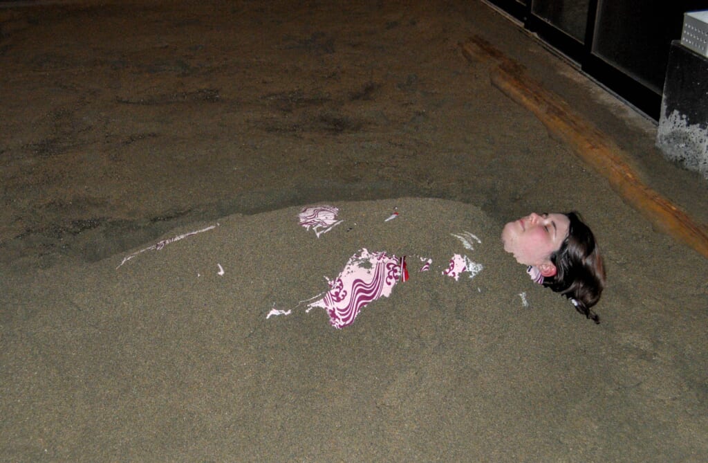 Sunamushi in Ibusuki testen.