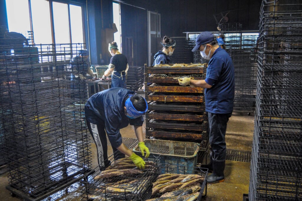 Die Fabrik Daimaru Katsuobushi Limited Company in Ibusuki.