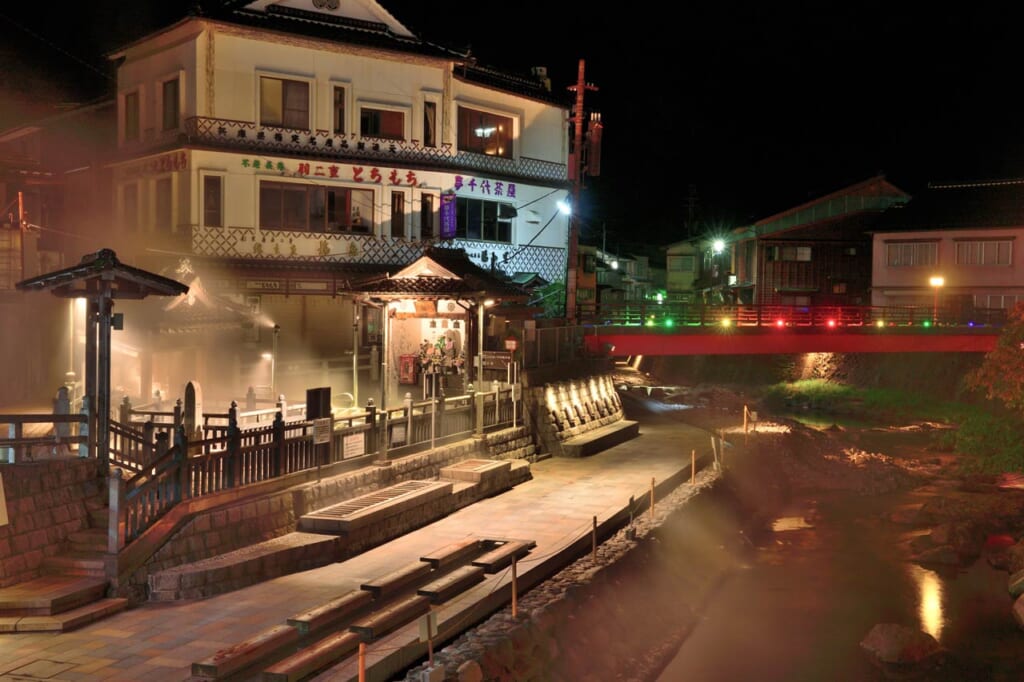 Yumura Onsen in der Präfektur Hyogo, Japan.