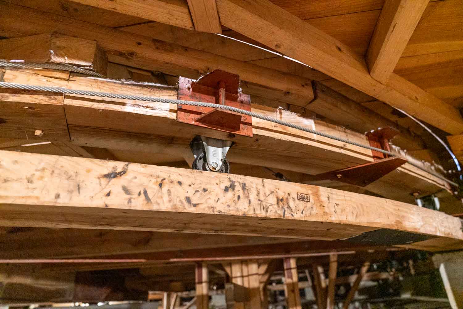 Bühnenvorrichtung eines japanischen Kabuki-Theaters.