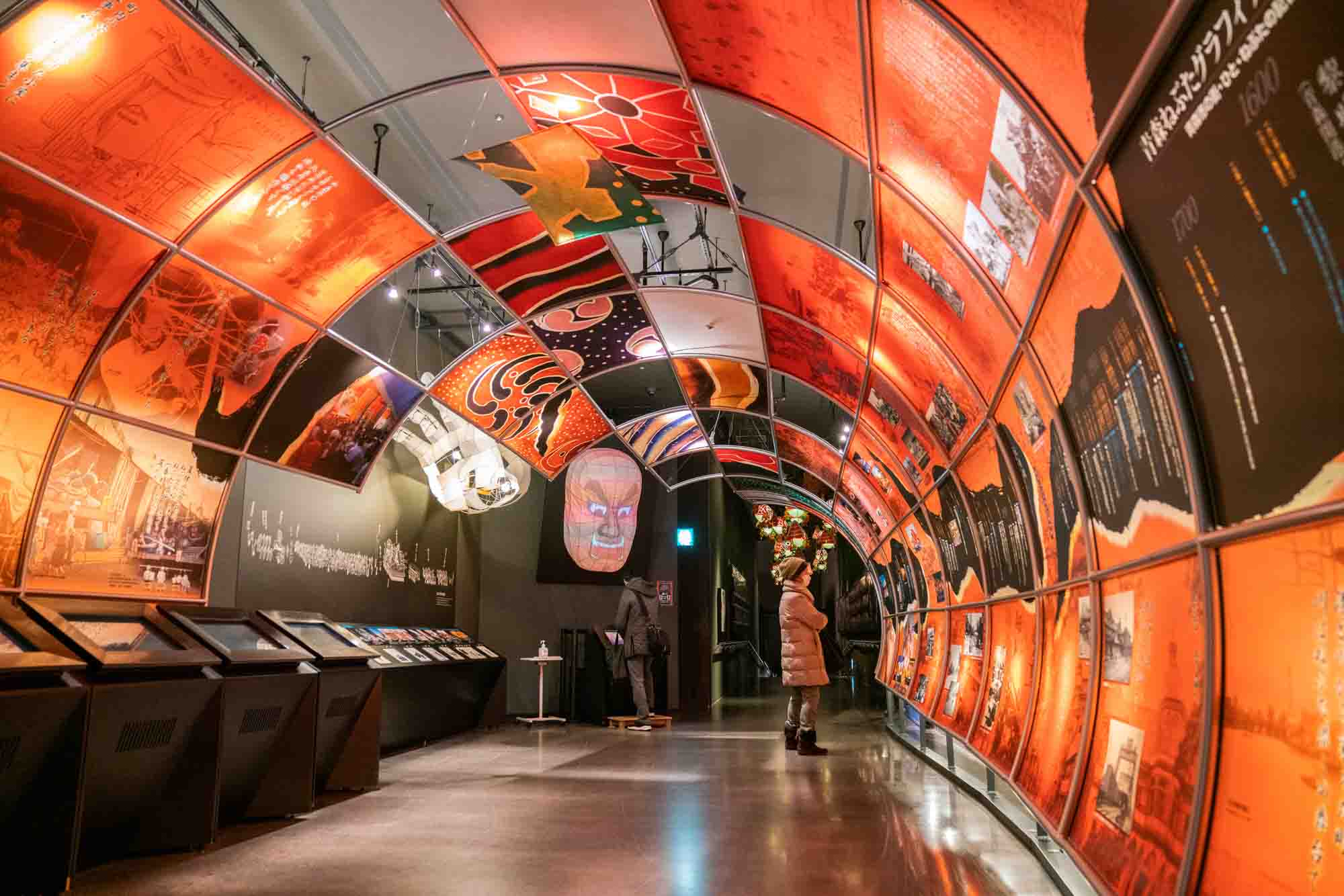 Ausstellung vom Nebuta-Matsuri in Aomori.