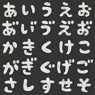 Übersicht von den Hiragana.