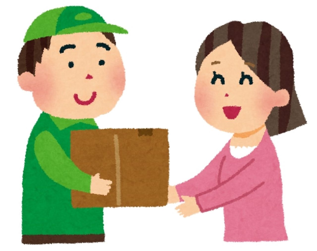 Zustellung eines Paketes