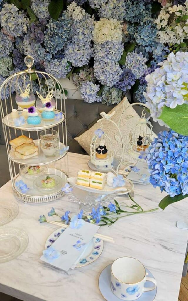 Ajisai Afternoon Tea im Haute Couture Cafe