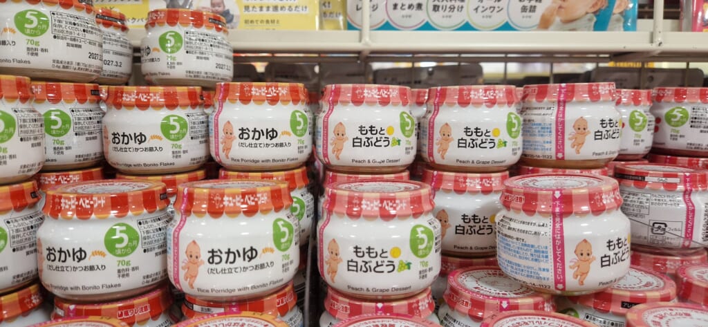 Babygläschen in Japan