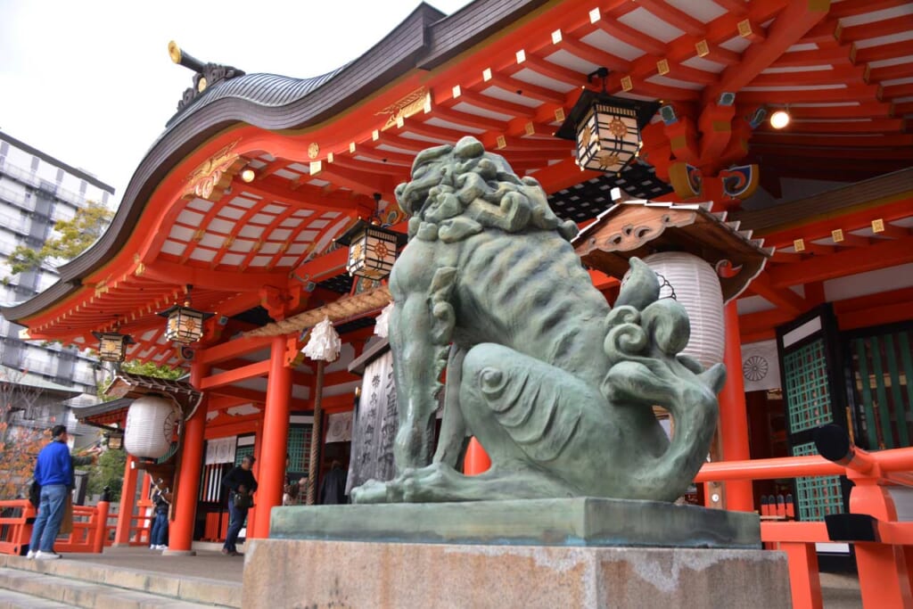 Hauptgebäude des Ikuta Schrein, Kobe